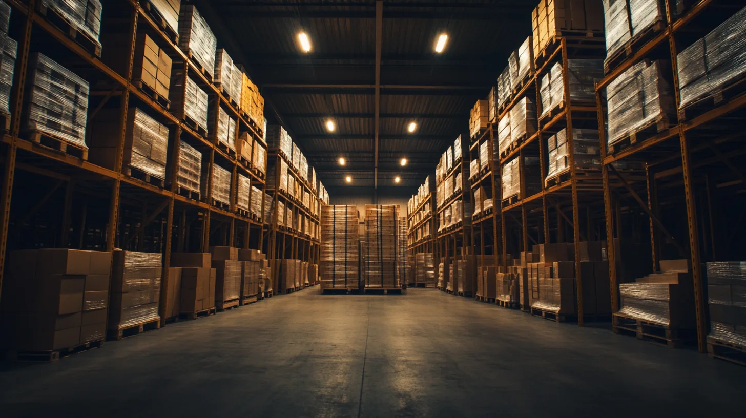Modern logistics warehouse
